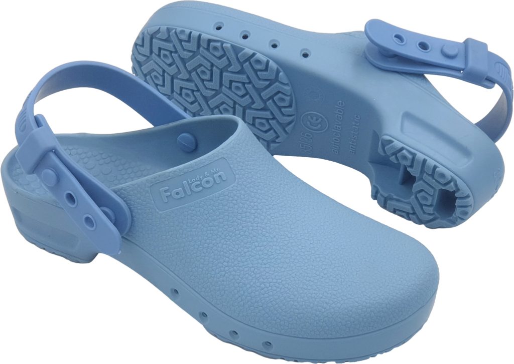 Ameliyathane Terliği Açık Mavi Atkılı