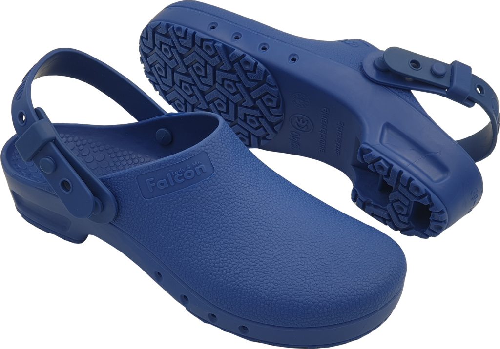 Ameliyathane Terliği Saks Mavi Atkılı