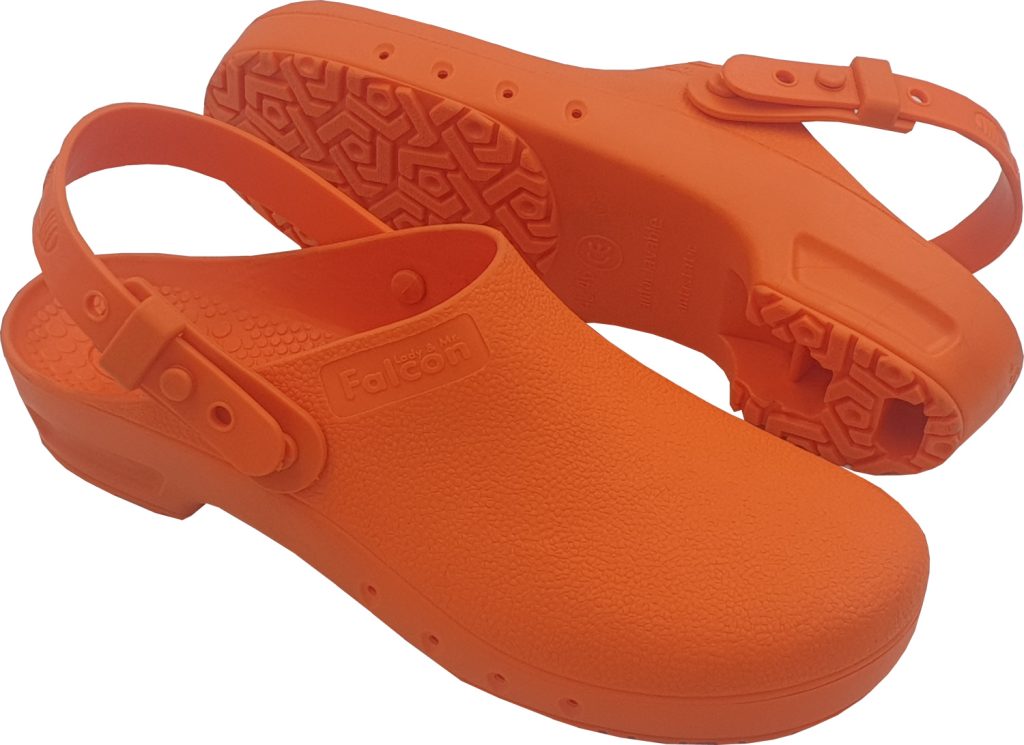 Ameliyathane Terliği Turuncu Atkılı